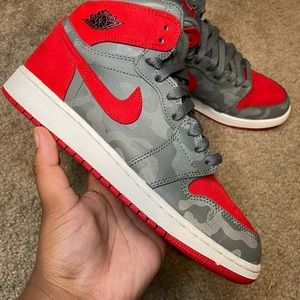 Jordan 1 Red Camo